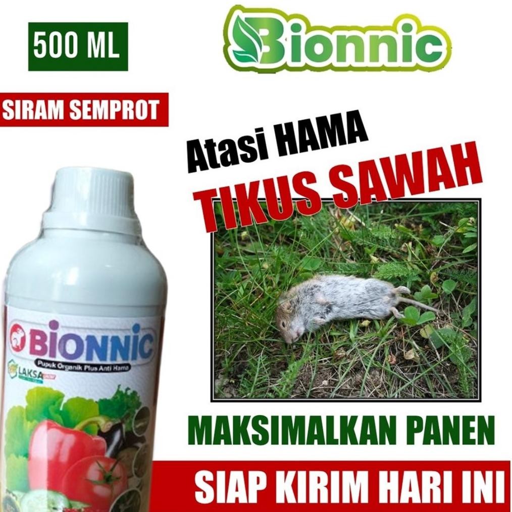 500 ML Obat Anti Tikus Racun Tikus Pestisida Tikus Sawah Bionnic ORIGINAL - Pupuk Pengendai Tikus Pe