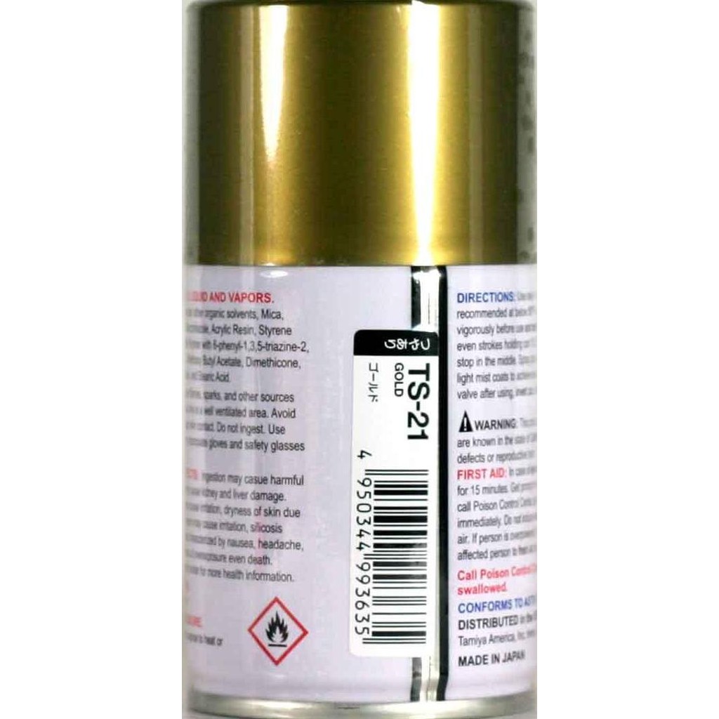 Tamiya Ts-21 Gold- Cat Gundam Model Kit Spray Can