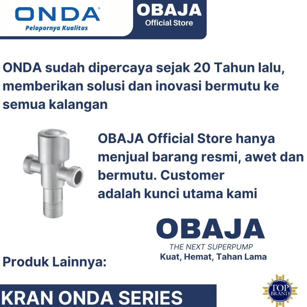 Onda Stop Kran JF FLOW / Stop Kran Shower WC Closet JF FLOW 1/2 Inch Onda