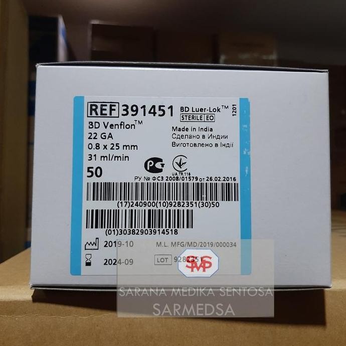 Miliki Venflon 22 Bd