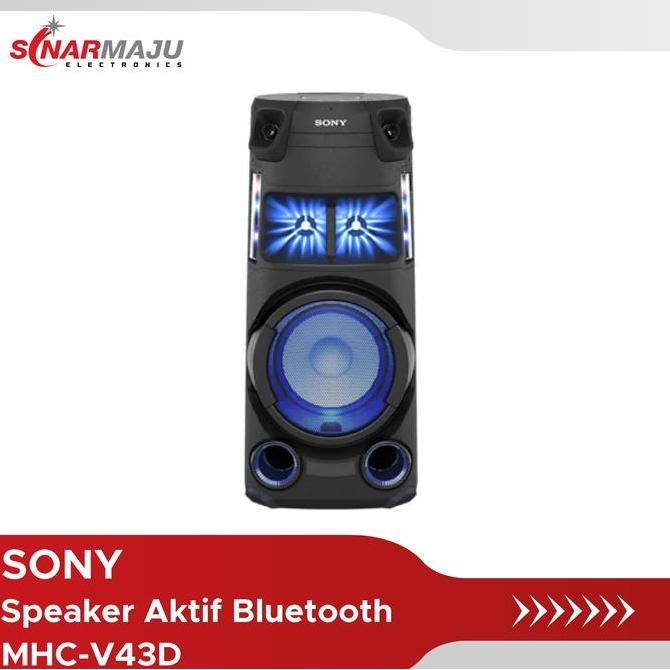 Speaker Aktif Sony Bluetooth Mhc-V43D / Mhcv43D New Stok