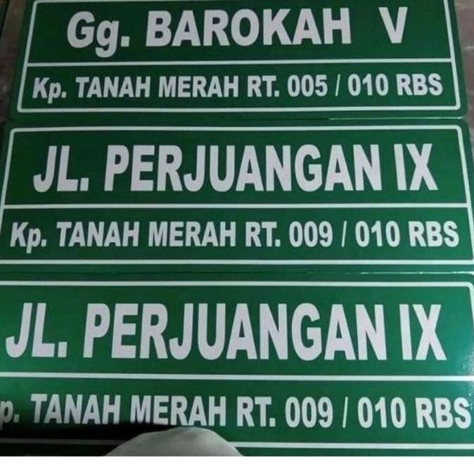 

PLANG NAMA JALAN CUSTOM