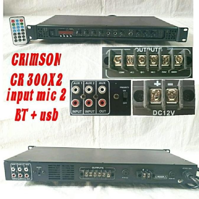 Power Amplifier Crimson Cr300X2 New Stok