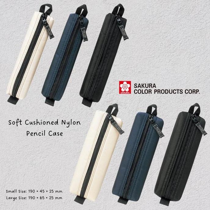 

SAKURA CRAYPAS NOTAM NYLON PENCIL CASE KOTAK PENSIL SLIM STORAGE POUCH