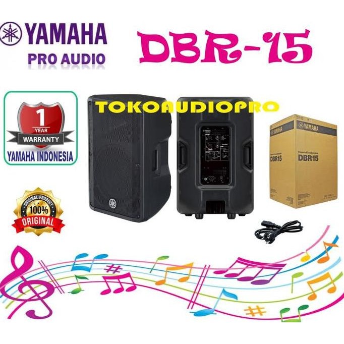 Yamaha Dbr15 Dbr-15 Dbr 15 Speaker Aktif Original New Stok