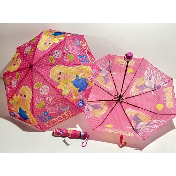 Terlaris Payung Lipat 3 Anak Karakter Kartun Perempuan dan Laki-laki SALE