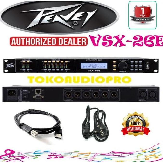Peavey Vsx-26E Dlms Speaker Management Original  Peavey Dlms Vsx26E New Stok