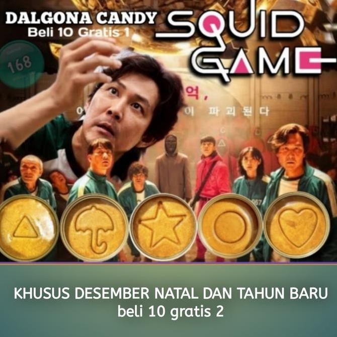 

SQUID GAME DALGONA CANDY