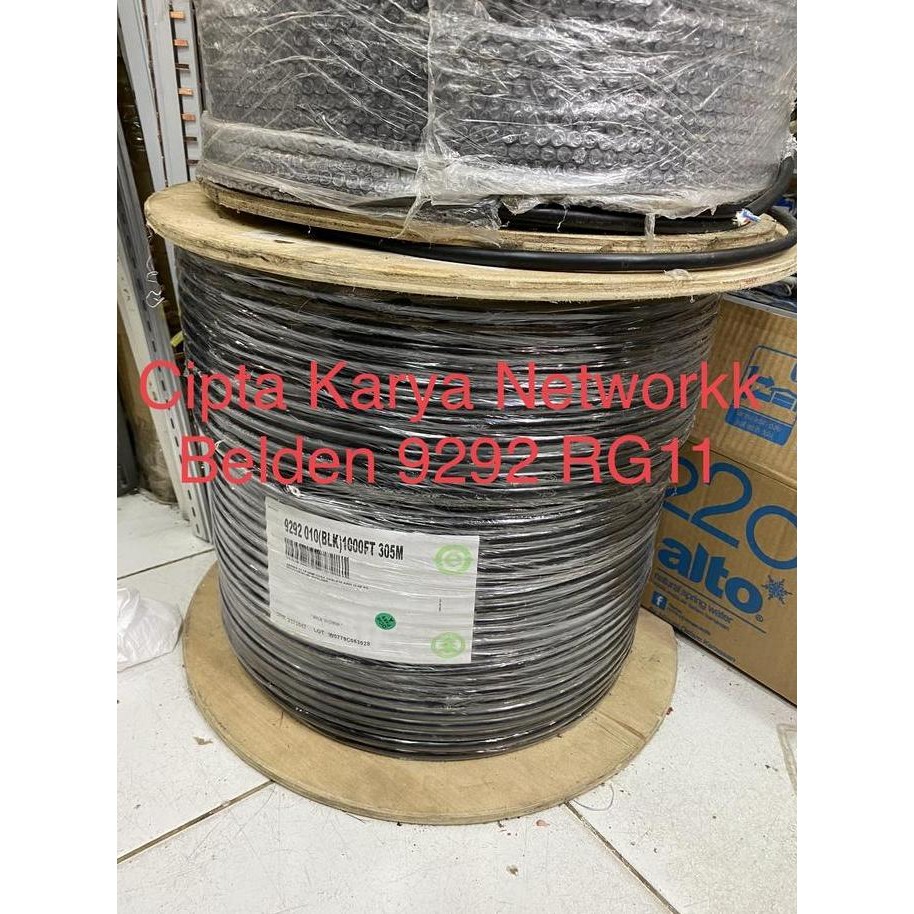 Kabel Belden 9292 Rg11 Coaxial 75Ohm 14Awg / Belden Rg 11 9292 305M New Stok