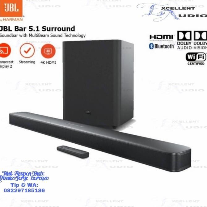 Jbl Bar 5.1 Bar5.1 Surround Immersive Bluetooth New Stok
