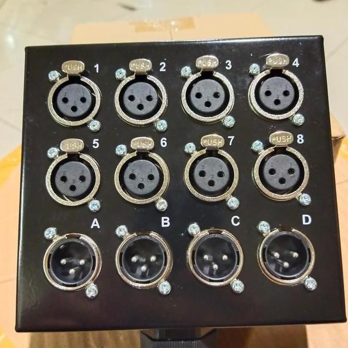 Box Snake Kabel 12 Ch Stx Bs-12 Channel Junction Plus Jack New Stok