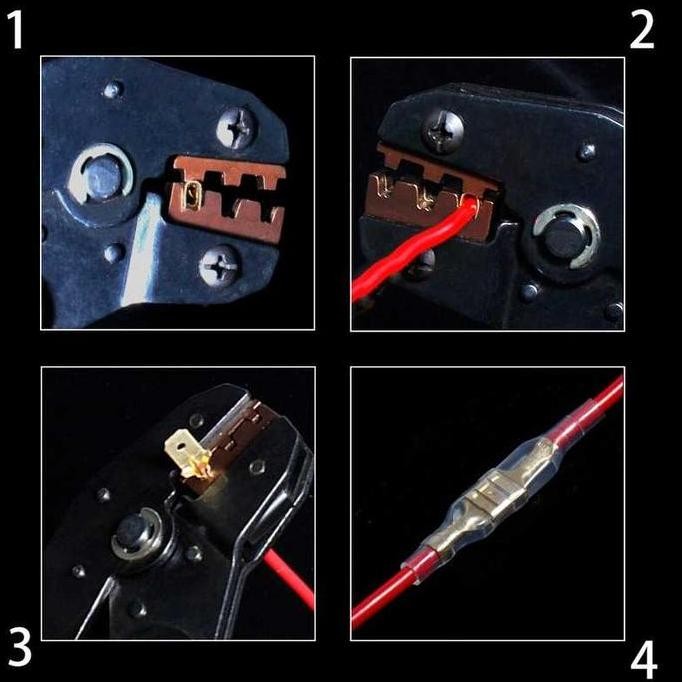 Skun Gepeng Male Female Cewek Cowok Set 720 Pcs Terminal Konektor Kabel Tembaga Dengan Kotak New Sto