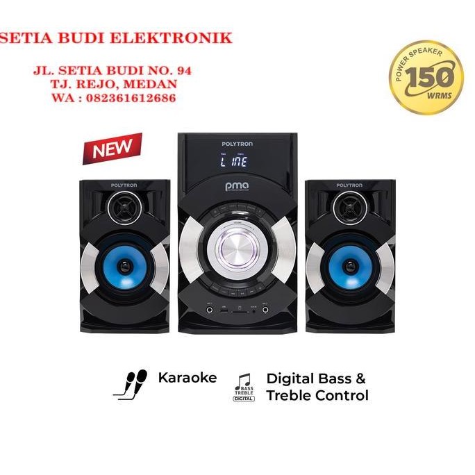 Polytron Multimedia Speaker Pma 9507 /Ba Bluetooth Speaker, Karaoke New Stok