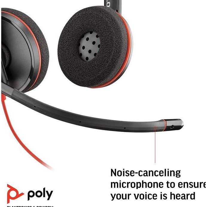 Plantronics Blackwire C3220 / C 3220 Wired Headset New Stok