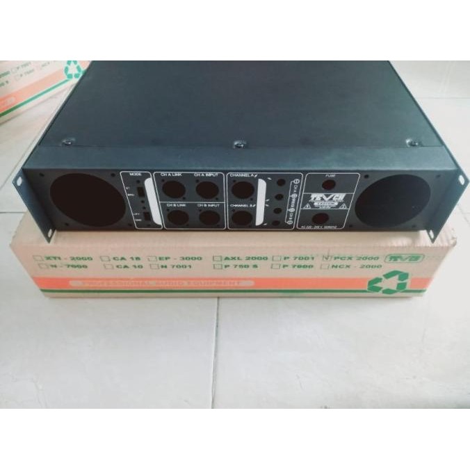 Box Power Amplifier Pcx-2 2U Box Power 2 U Pcx2 Pcx - 2000 New Stok