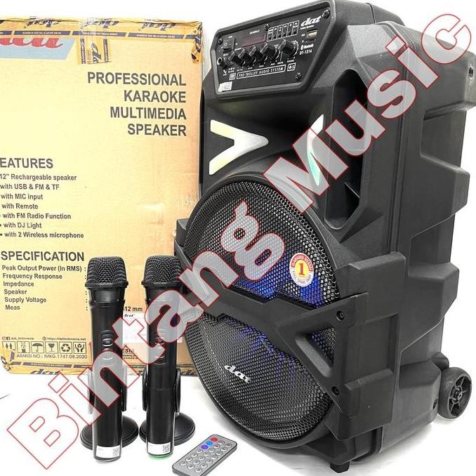 Speaker Portable Dat Dt 1216 Echo Original Dat Dt1216 New Stok