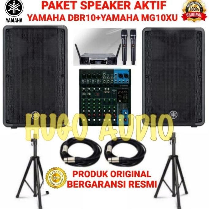 Paket Sound System Yamaha Dbr10 Dbr 10 + Yamaha Mg10Xu Original ( 1 ) New Stok