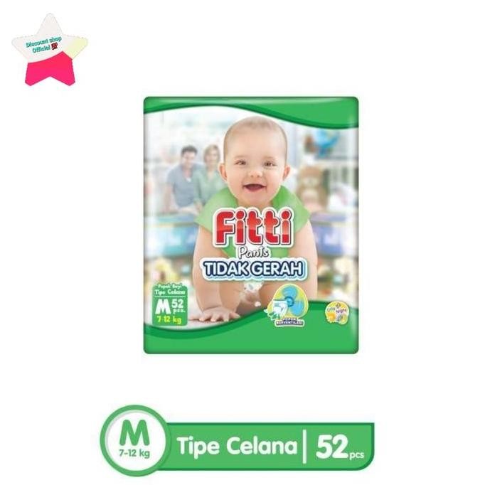 Kualitas Terjamin Fitti Pants M52 M32 Bayi Diapers Popok