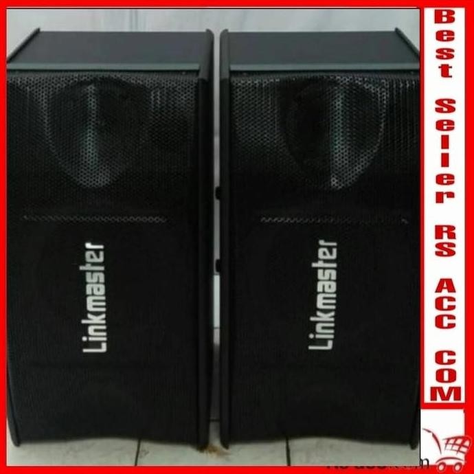 Speaker Karaoke Speaker Sound System Linkmaster 10 Inch Sepasang New Stok