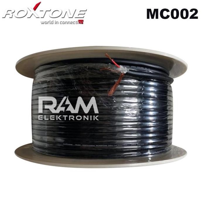 Kabel Cable Mic Roxtone Mc002 / Mc 002 / Mc002L1000 Original 1 Roll New Stok