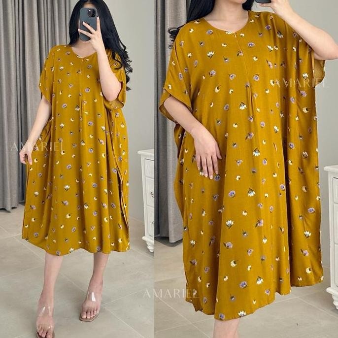 AMARIEL LUSY DRESS DASTER LOWO JUMBO BIGSIZE NYAMAN BUMIL BUSUI FRIENDLY