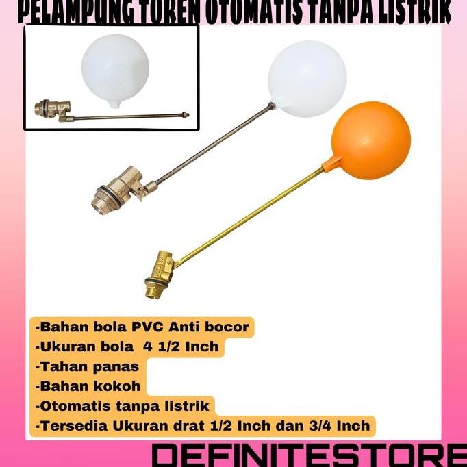 Promo Pelampung Tandon Air Pelampung Toren Pelampung Otomatis Pelampung Air Tiang Kuningan Pelampung