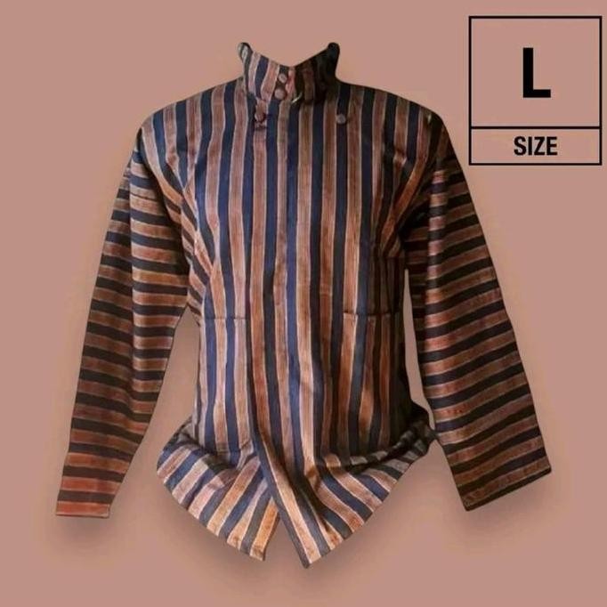 ATASAN COUPLE LURIK PRIA SURJAN KUTUBARU WANITA KEBAYA WANITA DEWASA SOLO JOGJA + BLANGKON BAJU PANJ