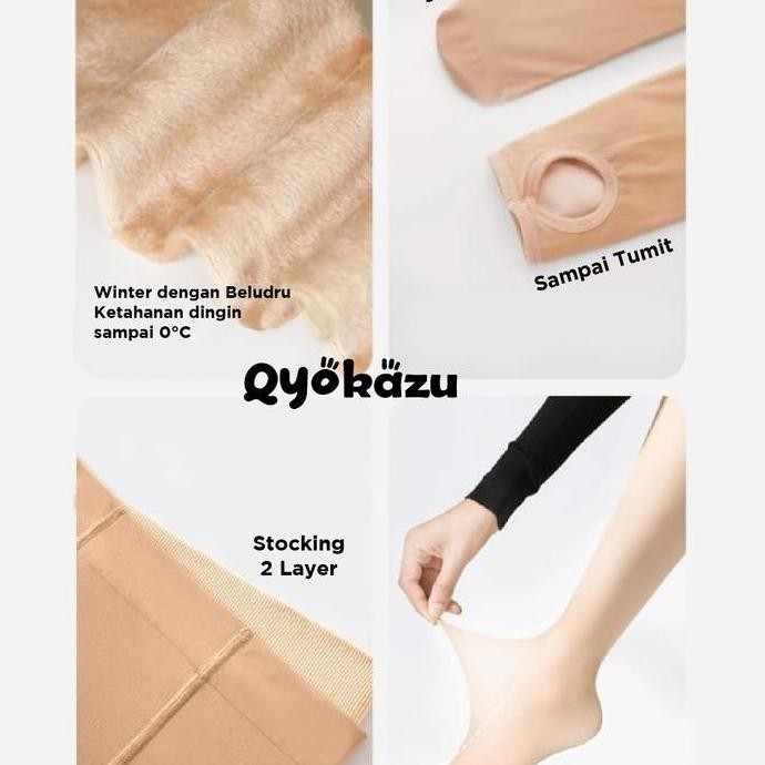 MIJING JAPAN SOCKS YESSTYLE MIJUA STOCKING KULIT JEPANG SEPERTI KULIT