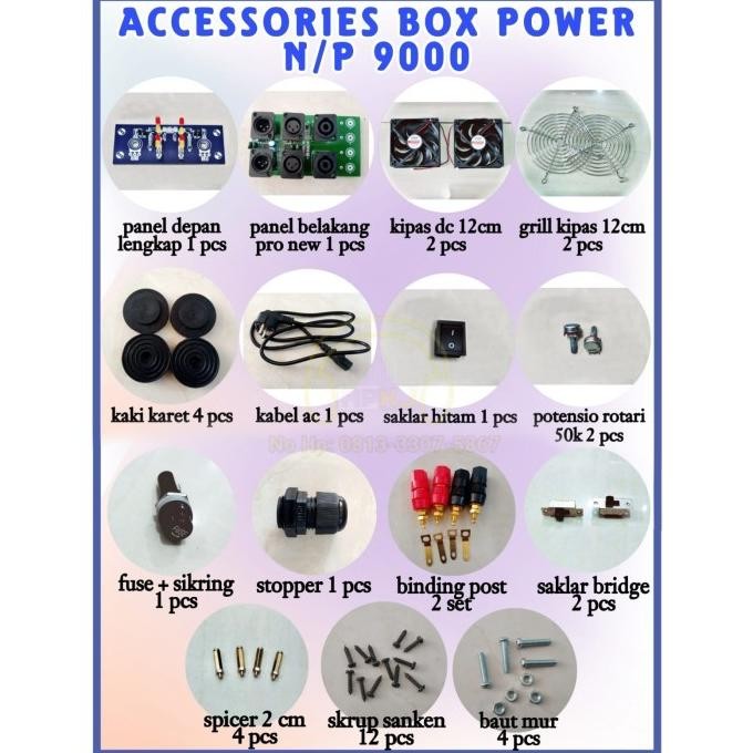 Acc Aksesoris Box Power N9000 P9000 Acc Model Box N / P 9000 New Stok