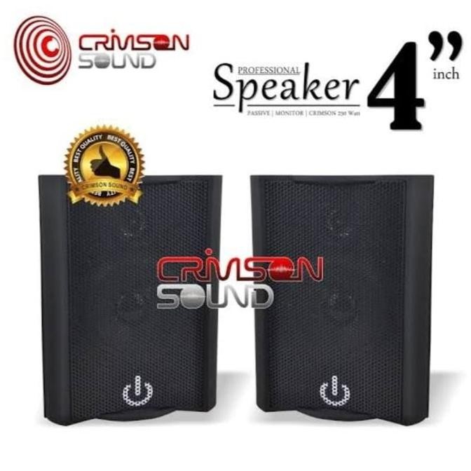 Speaker Pasif 4 Inch Crimson Cr-402 Crimson Cr402 New Stok