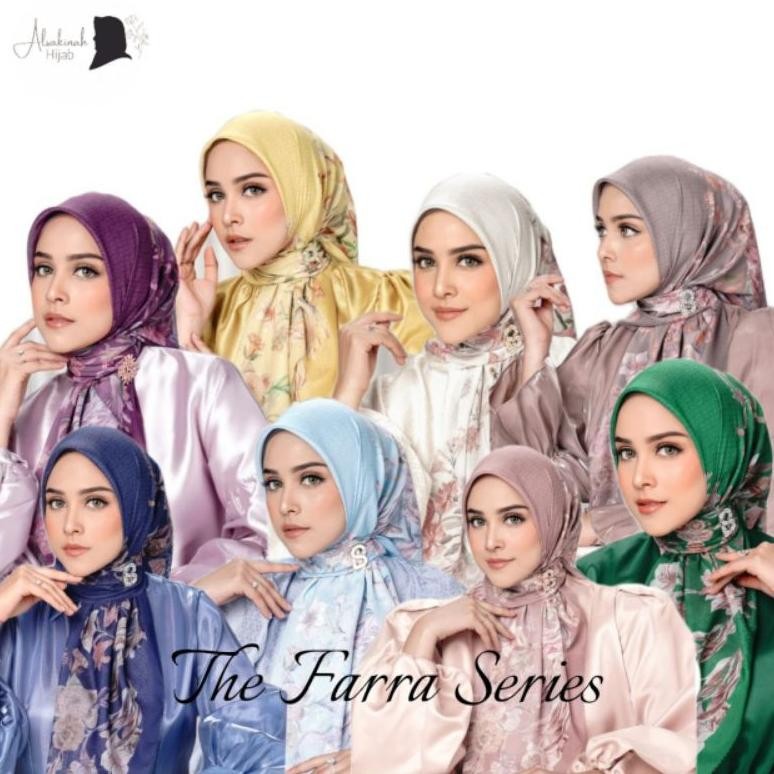 HIJAB SEGIEMPAT BUTTONSCRAVES MOTIF FARRA BESTSELLER VOAL PREMIUM SEMI ORI LASER TITIK 3 DAN PLAT LO