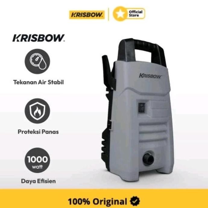 BEBAS ONGKIR - mesin cuci mobil high pressure cleaner krisbow 90 bar