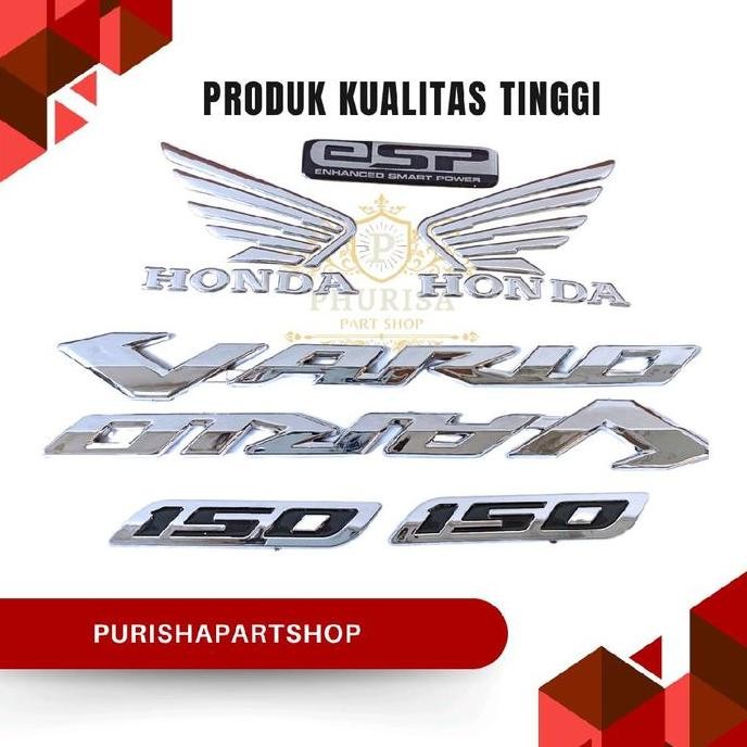 EMBLEM LOGO TIMBUL VARIO 150 LED OLD FULL SET SAYAP HONDA EMBLEM VARIO 150 PAKET KOMPLIT Motorcycle 