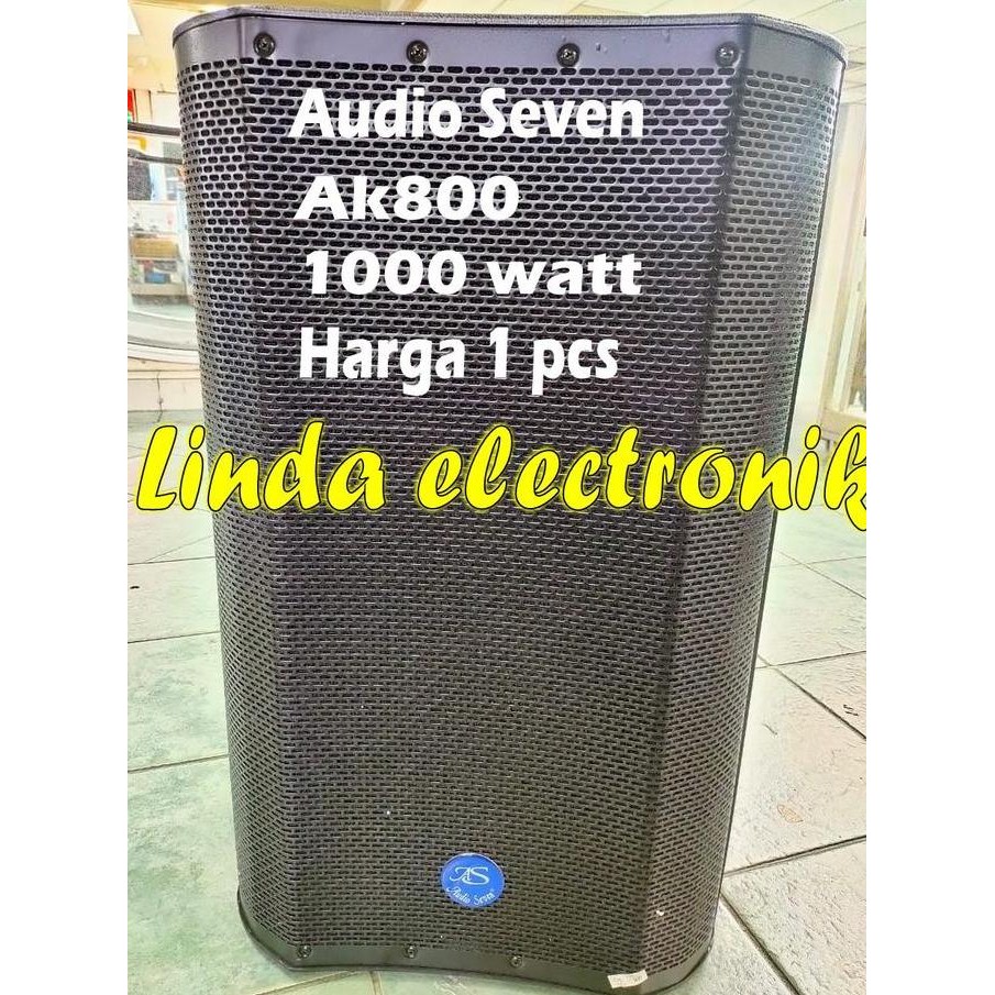 Spekaer Aktif Audio Seven Ak800 Ak 800 1000 Watt Original 1 Pcs New Stok