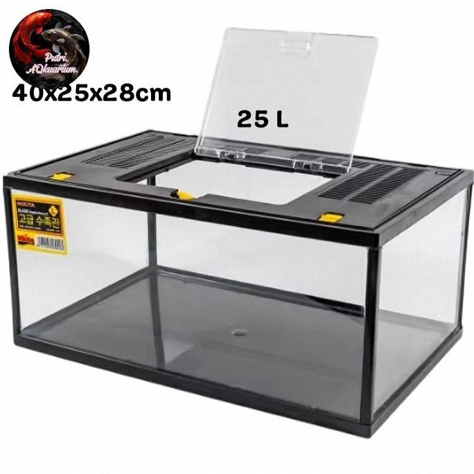 Akuarium Nikita L Aquarium Ikan Triset Nikita Size L Ukuran Akuarium 40 X 25 X 28 Cm - Aquarium Saja
