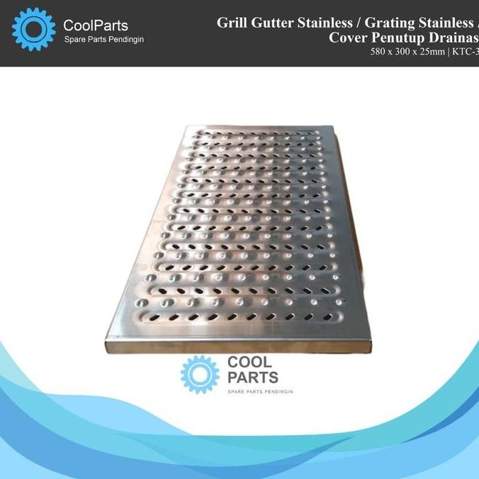 (Expert) Grill Gutter Stainless/ Grating Stainless / Cover Penutup Drainase