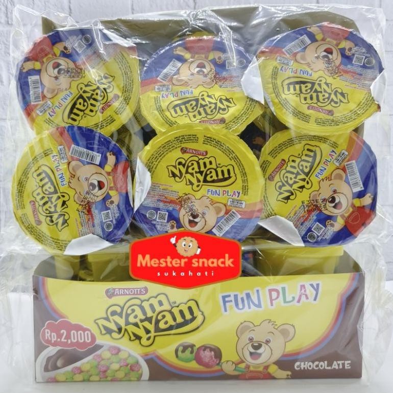 

PJ Nyam Nyam Rice Cokelat Makanan Instan 12 Pcs