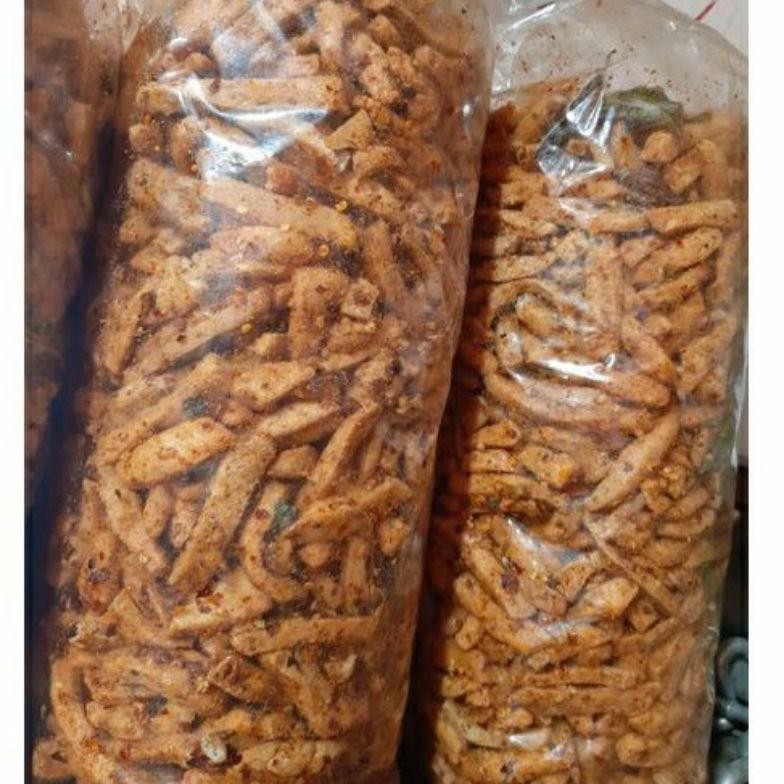 

PJ Basreng Stik Rasa Daun Jeruk 500gr (1/2KG) Pedas Gurih - Cemilan Baso Goreng