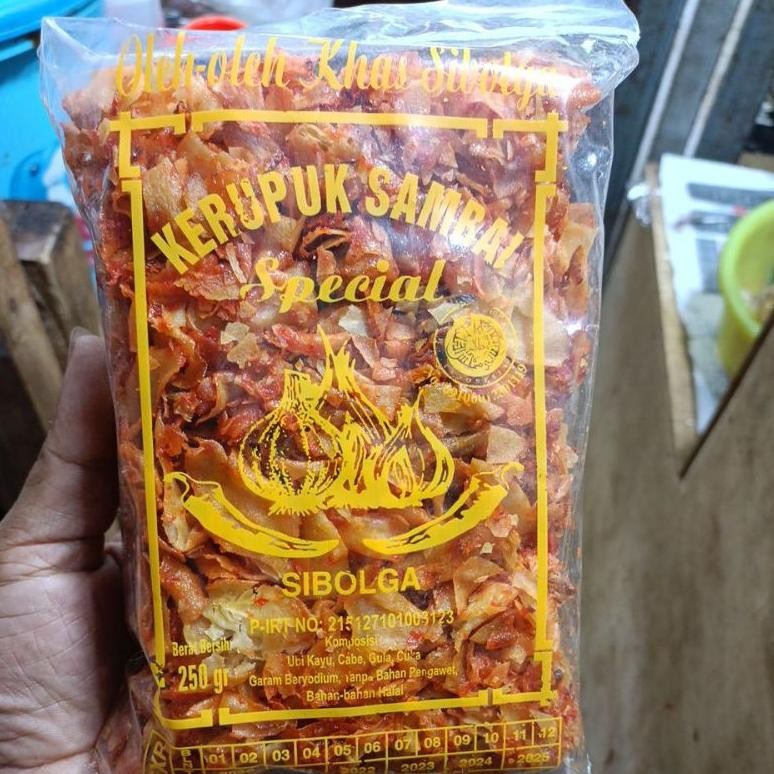 

PJ Kerupuk Sambal Spesial Khas Sibolga 250gr / Keripik Sibolga