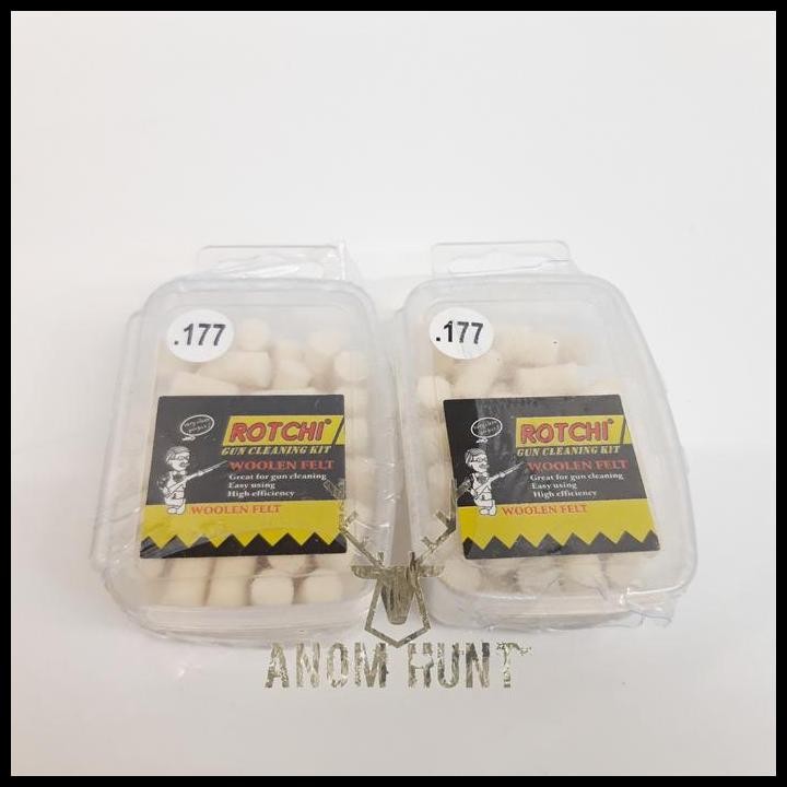 Terlaris Pembersih Laras Rotchi Wool / Gun Cleaning Kit Call 4,5Mm Good Quality