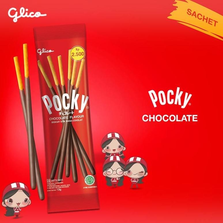 

PJ Glico Pocky SINGLE PACK CHOCOLATE / COKELAT - ( HARGA PER BOX )