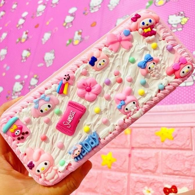 

PAKET DIY KOTAK PENSIL DECO CLAY CREAM CINNAMOROL MY MELODY LOTSO STEL