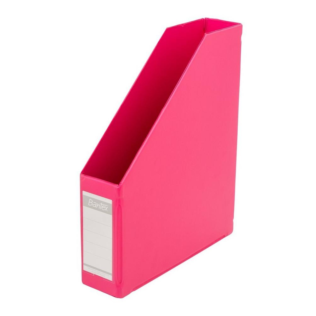 

Bantex Magazine File (Box File) A4 7cm Pink #4010 19