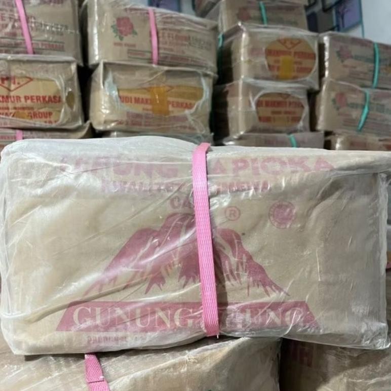 

Tepung Tapioka Sagu Kemasan Cap Gunung Agung gr 1 Dus isi 20 Bungkus