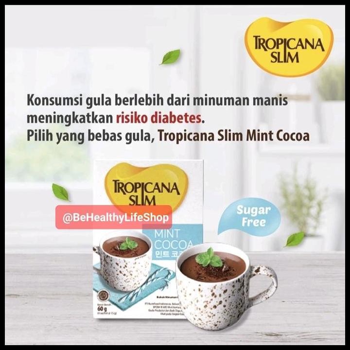 

Terlaris Tropicana Slim Mint Cocoa 10 sachet Best Seller