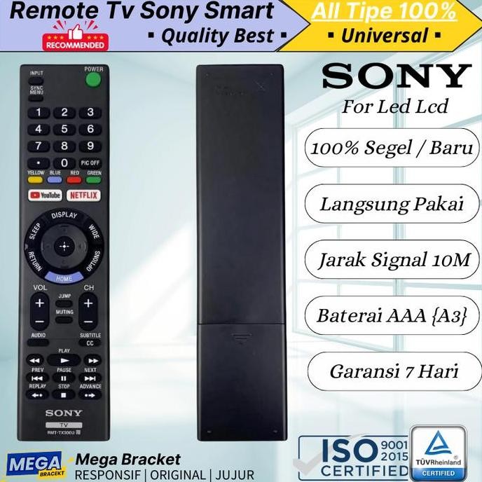 Remote Tv Remot Tv Sony Bravia Led Lcd Original