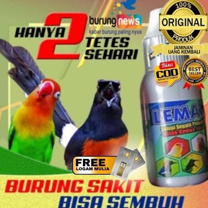 Vitamin Burung dan Obat Burung Sakit LEMANS Untuk Murai Batu Lovebird