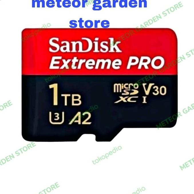 Memory Card 1Tb Extreme Pro A2 170Mbps Sdxc 4K V3 + Adaptor New Stok