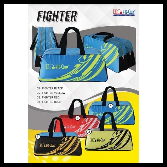 TAS BADMINTON HIQUA FIGHTER THERMO DOUBLE SQUARE PETAK