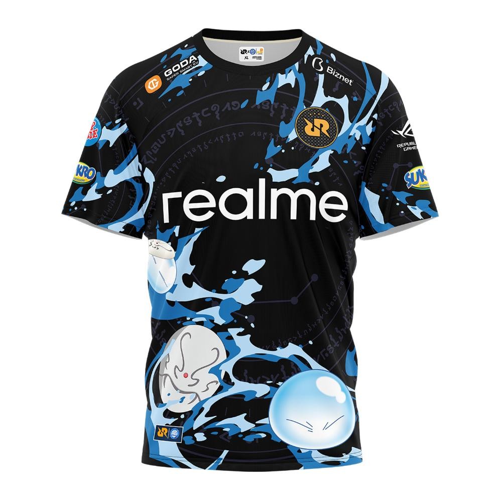 (Terbaru) RRQ Jersey x Slime PRO Black 2025, NO BOX PACKAGING (Terlaris)